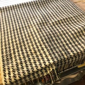 JCrew Houndstooth Wool Scarf